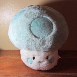 plush blue kawaii 2 # 3 oz weighted mushroom by pink sky (W4634)